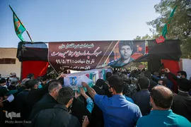 تشییع پیکر محمدجواد حسین‌دوست شهید مدافع امنیت