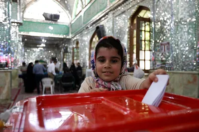 مرحله دوم انتخابات ریاست جمهوری در امامزاده حسن