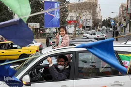 راهپیمایی ماشینی ۲۲بهمن
