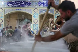 پخت سمنو در شیراز‎