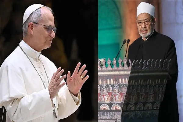 شيخ الأزهر وبابا الفاتيكان يتفقان على استكمال مسيرة الأخوَّة الإنسانيَّة