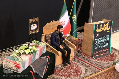 مراسم وداع با پیکر مطهر شهدای تازه تفحص شده در شیراز‎‎