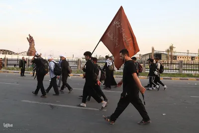 زائران حسینی در شهر نجف