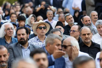 بدرقه پیکر استاد فرشچیان به خانه ابدی(۱)