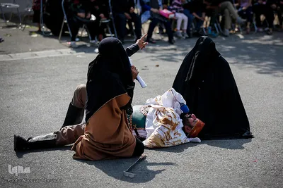 مراسم تعزیه خوانی روز عاشورا در تهران