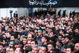 عزاداری شام شهادت حضرت فاطمه زهرا (س) در حسینیه امام خمینی(ره)