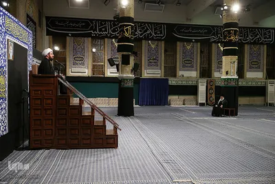مراسم عزاداری شام غریبان در حسینیه امام خمینی (ره)