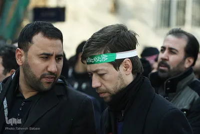 تشییع پیکر دو شهید گمنام در نعمت آباد تهران