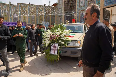 تشییع پیکر بسیجی شهید سید محمد امین مودت