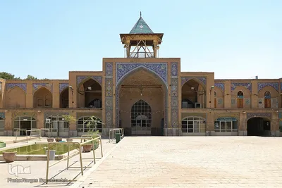 مسجد رحیم خان اصفهان؛ نگین فیروزه‌ای دوره قاجار