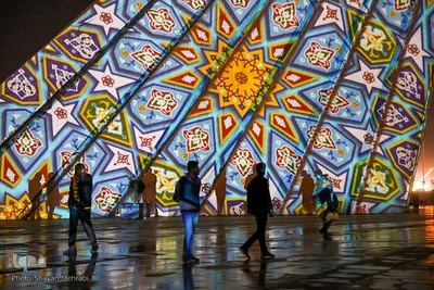 جشن نور در میدان آزادی