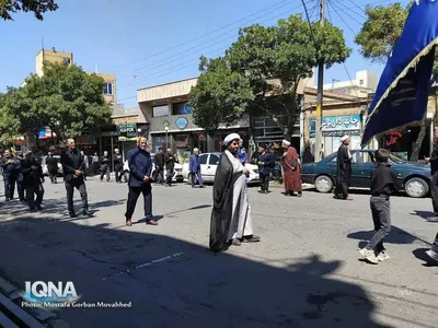 مراسم عزاداری خیابانی رحلت پیامبر اکرم (ص) در اهر