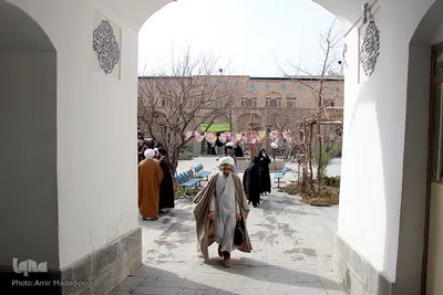 مراسم عمامه گذاری طلاب حوزه علمیه سفیران هدایت بیرجند