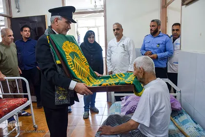 حضور خدام رضوی در خانه سالمندان ـ اهواز