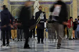 حال و هوای حرم بی بی حضرت معصومه(س) در شب شهادت پدر بزرگوارشان