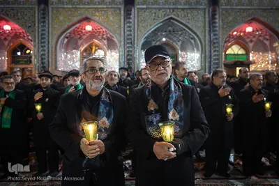 خطبه‌خوانی شب شهادت امام رضا(ع) در حرم مطهر رضوی