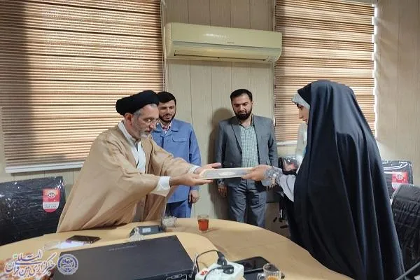 آیین تکریم و معارفه مسئول بسیج دانشجویی دانشکده علوم قرآنی آمل
