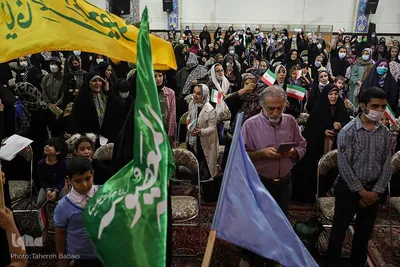 گردهمایی دختران تهران در روز ولادت حضرت معصومه سلام الله