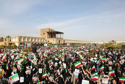 راهپیمایی ۲۲ بهمن در اصفهان

