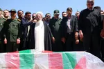 راهپیمایی روز قدس همراه با تشییع دو شهید در یزد‎
