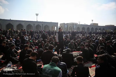 عزاداری شهادت امام رضا(ع) در حرم مطهر رضوی