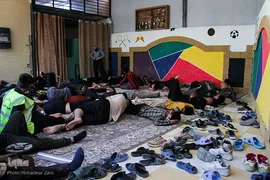 زائران پیاده امام رضا(ع)