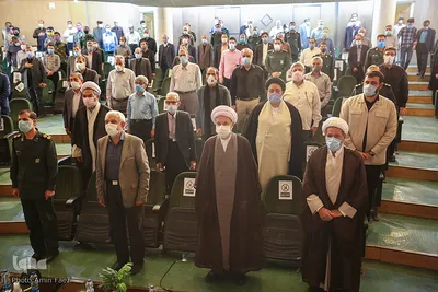 آئین رونمایی از کتاب "استهبان در دفاع مقدس" در استهبان
