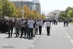 راهپیمایی نمازگزاران زنجانی علیه جنایات آل سعود