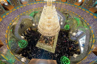شب ولادت امیرالمؤمنین (ع) در حرم مطهر علوی