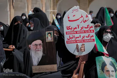 تجمع طلاب و دانشجویان زنجان در حمایت از فلسطین
