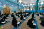 مراسم جزءخوانی قرآن در امامزاده نرمی دولت‌آباد