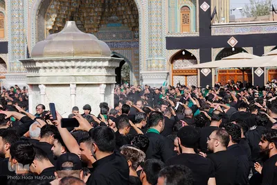 دسته عزاداری سادات چهل اختران در روز یازدهم محرم