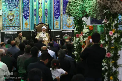 عزاداری شب شهادت امام صادق(ع) و استقبال از شهید گمنام در اراک