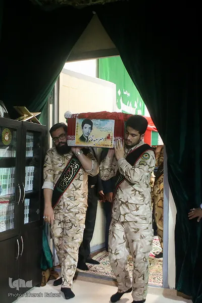 وداع با پیکر مطهر شهید امیر‌سعید قاسمی در معراج الشهدا تهران
