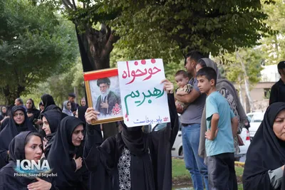 مراسم جاماندگان اربعین حسینی در ملایر