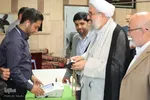 حضور پرشور مردم ملایر در پای صندوق های رأی‎