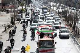 راهپیمایی خودرویی و موتوری 22 بهمن 1400 در یزد‎‎