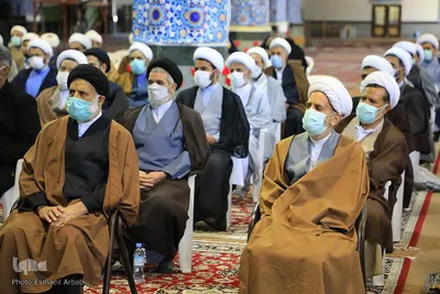 گردهمایی علما و روحانیون با حضور حجت‌الاسلام علی اکبری در بیرجند