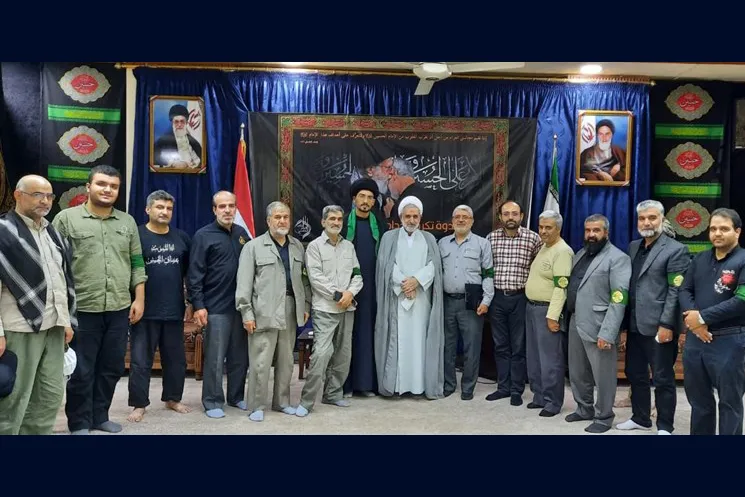 برپایی موکب رزمندگان دفاع مقدس در زینبیه
