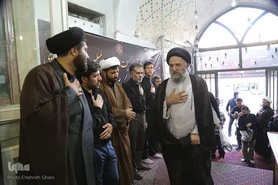 مراسم چهلمین روز شهادت جهادگر انقلابی و خادم قرآنی حجت‌الاسلام سید مهدی تقوی