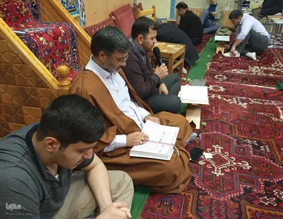 آیین معنوی اعتکاف در شهرستان اهر