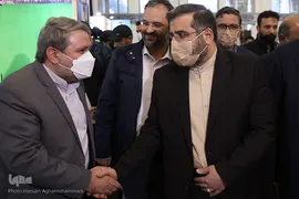 محمدمهدی اسماعیلی، وزیر فرهنگ و ارشاد اسلامی و محمدحسین حسنی، مدیرعامل خبرگزاری بین المللی قرآن (ایکنا)