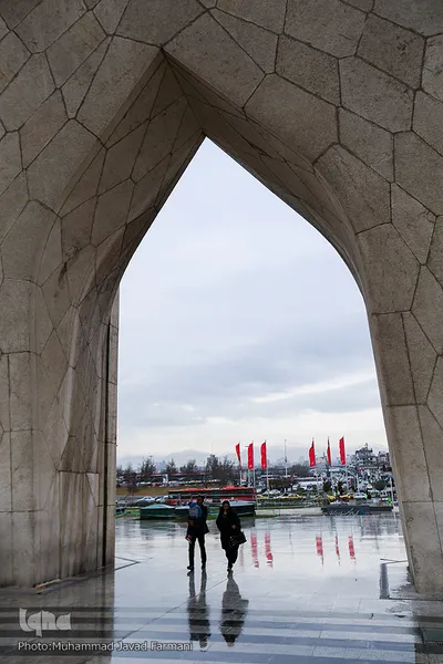 بارش باران در تهران 
