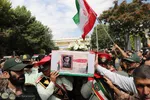 تشییع پیکر بسیجی شهید «امیر حسین‌پور» در تبریز‎