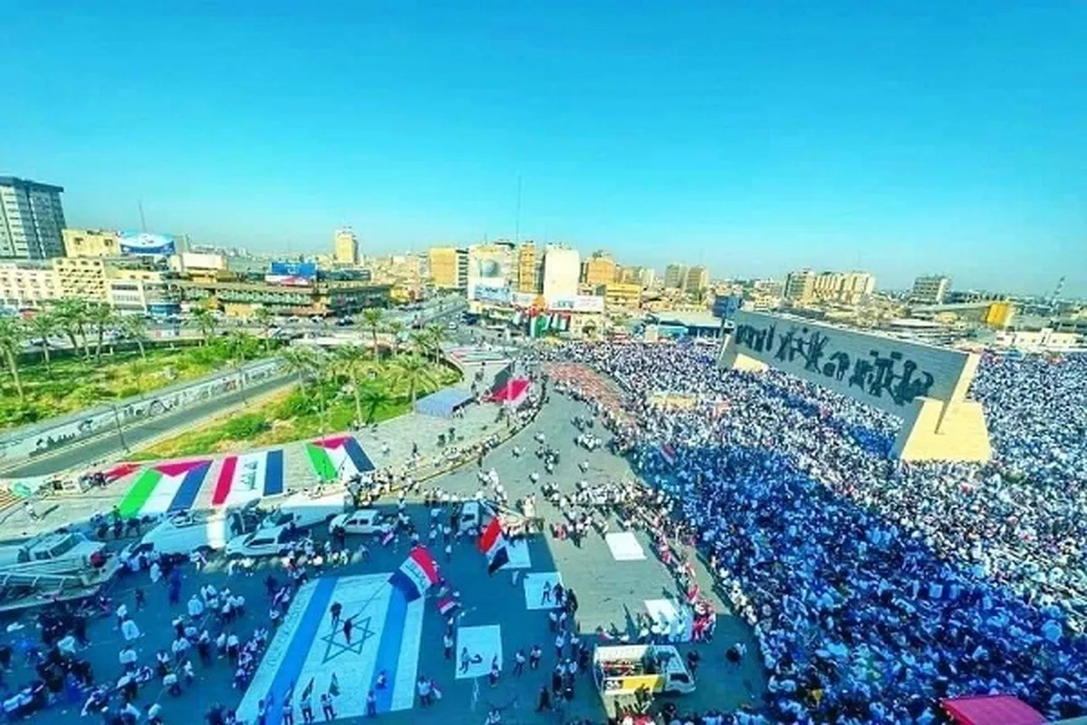 Gemuruh Takbir Masjid-Masjid Irak dalam Mendukung Palestina