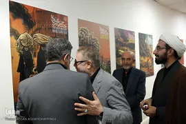 مراسم افتتاحیه نمایشگاه عکس و پوستر «گنج جنگ» در خانه هنرمندان ایران