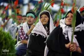 مراسم زنگ دانش آموز شهید در گلزار مطهر شهدا