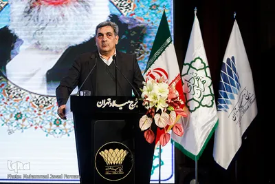 پیروز حناچی در جشن ازدواج ۱۱۰زوج معلول