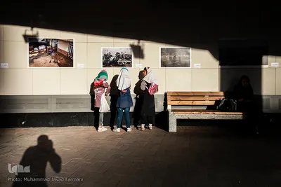 افتتاح نمایشگاه عکس های سیل در ایوان انتظار