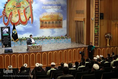 مراسم ترحیم آیت الله ناصری در آستان مقدس حضرت عبدالعظیم حسنی (ع)